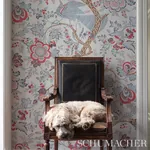 AVELINE ROSE Schumacher Wallpaper wallpaper - SKU 5013192