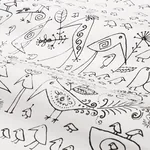 AVIARY BLACK ON WHITE Schumacher Wallpaper wallpaper - SKU 2705510