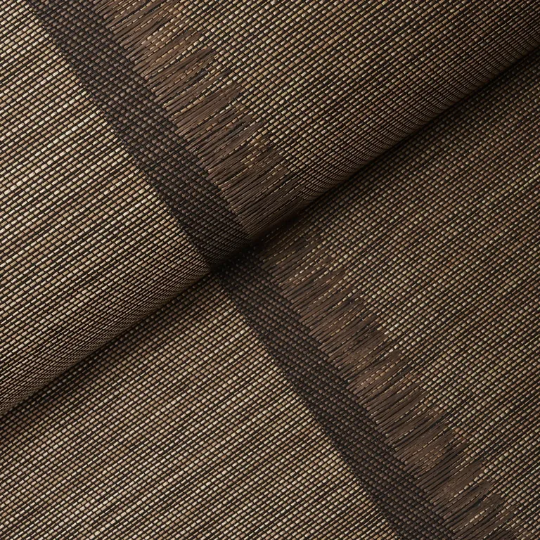 Schumacher AXEL FRINGE WALLCOVERING wallpaper, color BROWN/COPPER, SKU 5015711