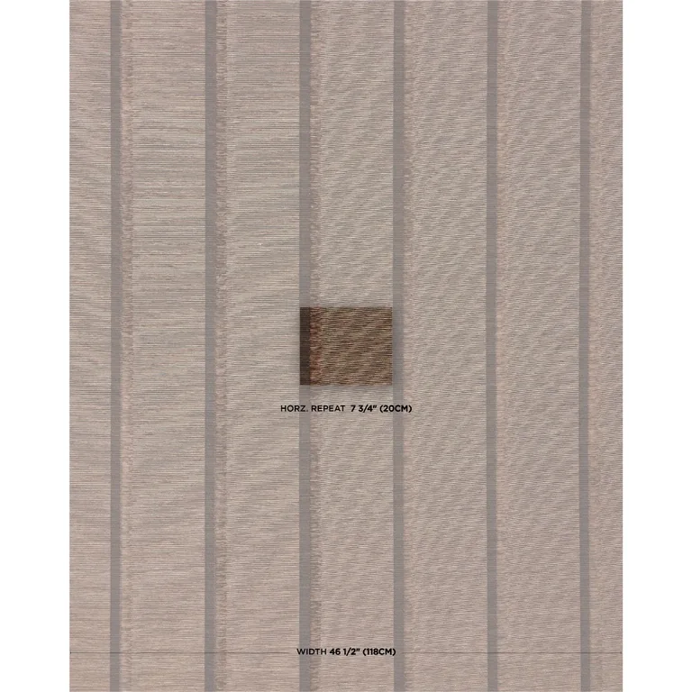 Schumacher AXEL FRINGE WALLCOVERING wallpaper, color BROWN/COPPER, SKU 5015711