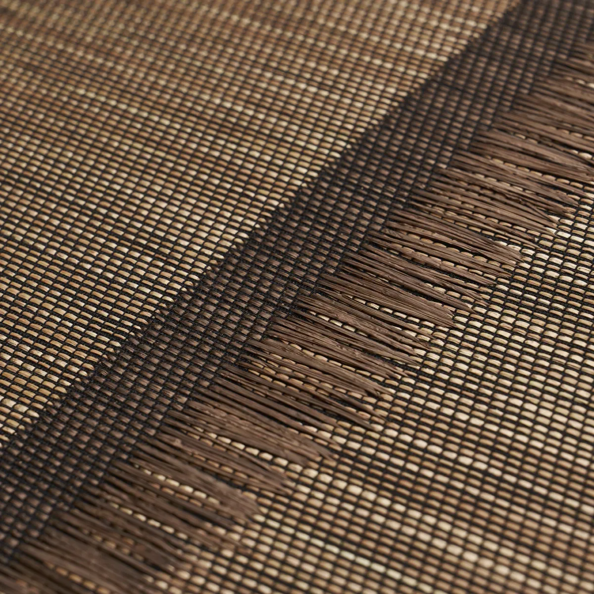 AXEL FRINGE WALLCOVERING BROWN/COPPER Schumacher Wallpaper wallpaper - SKU 5015711