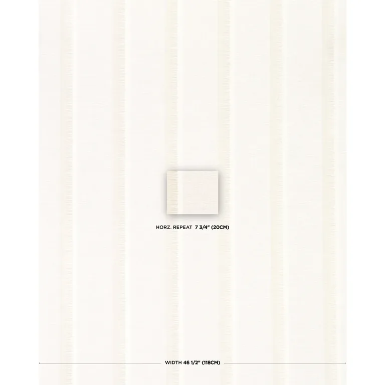 Schumacher AXEL FRINGE WALLCOVERING wallpaper, color PARCHMENT, SKU 5015712