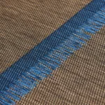 AXEL FRINGE WALLCOVERING - PEACOCK/BROWN Schumacher Wallpape AXEL FRINGE WALLCOVERING PEACOCK/BROWN Schumacher Wallpaper wallpaper - SKU 5015710