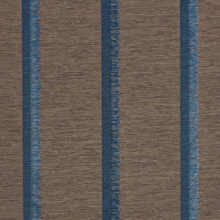 Schumacher AXEL FRINGE WALLCOVERING wallpaper, color PEACOCK/BROWN, SKU 5015710