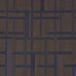AXEL PLAID WALLCOVERING - NAVY/ESPRESSO Schumacher Wallpaper AXEL PLAID WALLCOVERING NAVY/ESPRESSO Schumacher Wallpaper wallpaper - SKU 5015721