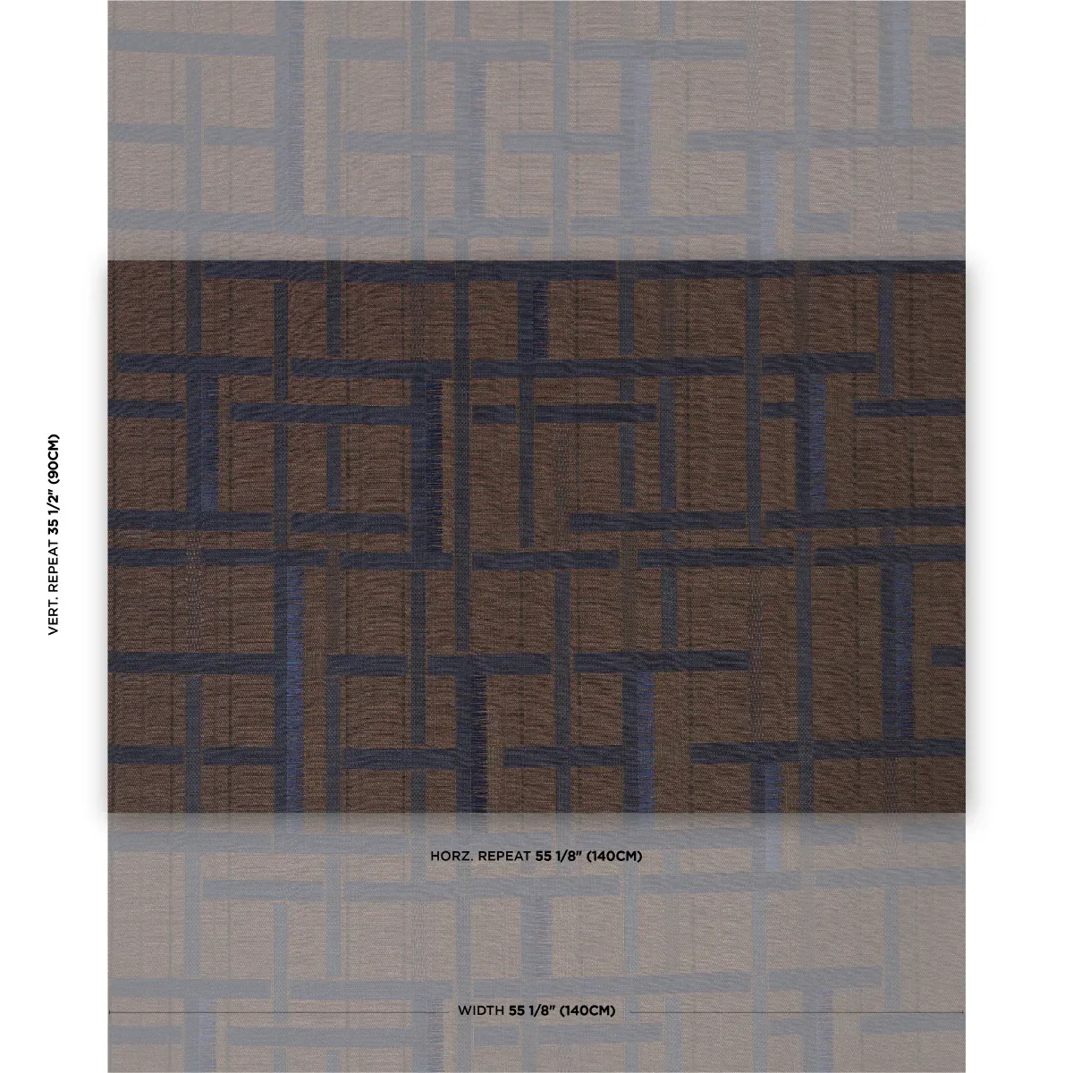 AXEL PLAID WALLCOVERING room view