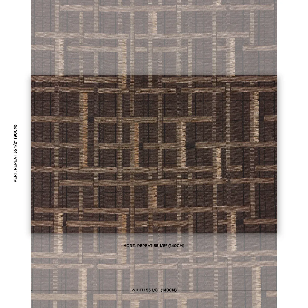 AXEL PLAID WALLCOVERING room view