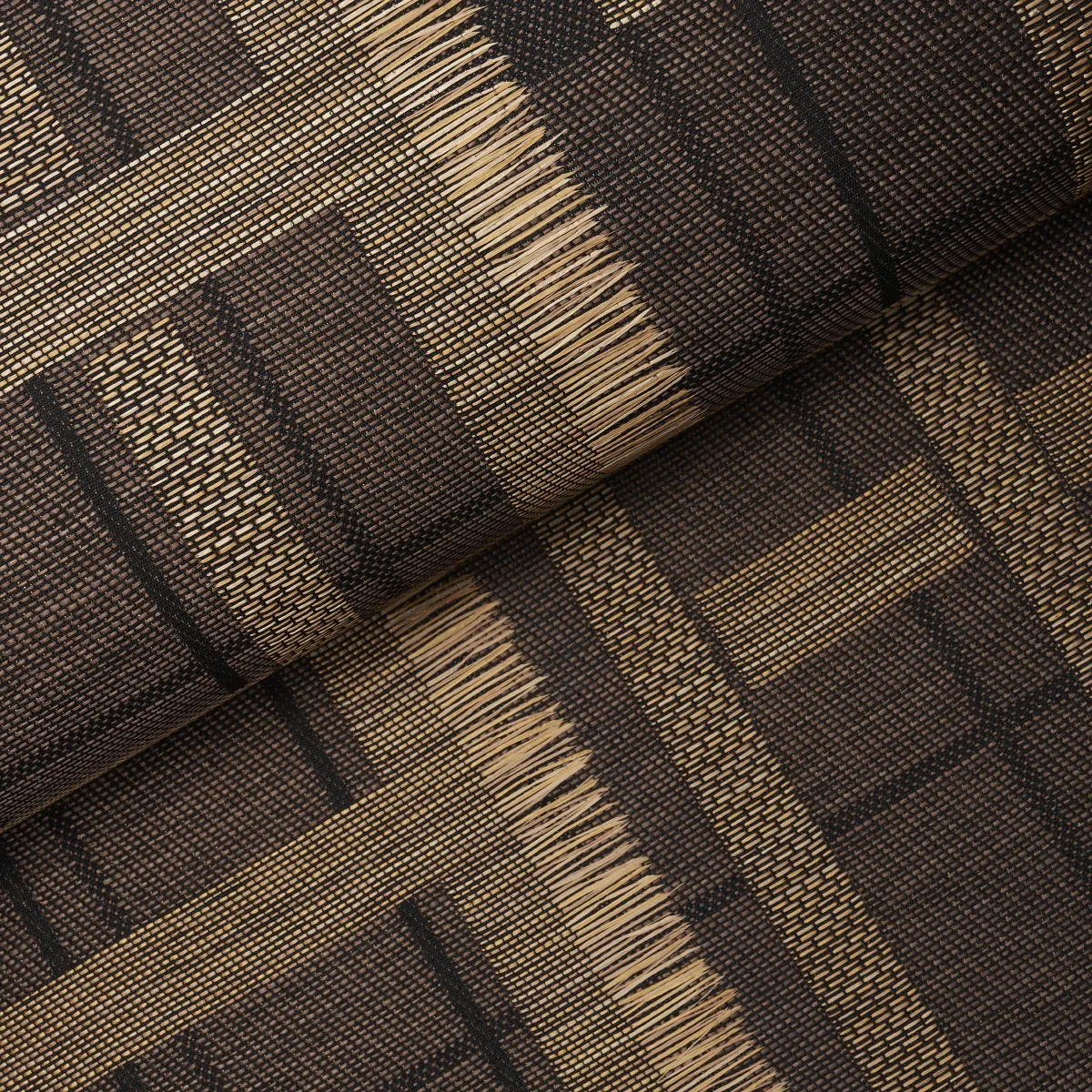 AXEL PLAID WALLCOVERING - SADDLE BROWN Schumacher Wallpaper AXEL PLAID WALLCOVERING SADDLE BROWN Schumacher Wallpaper wallpaper - SKU 5015722