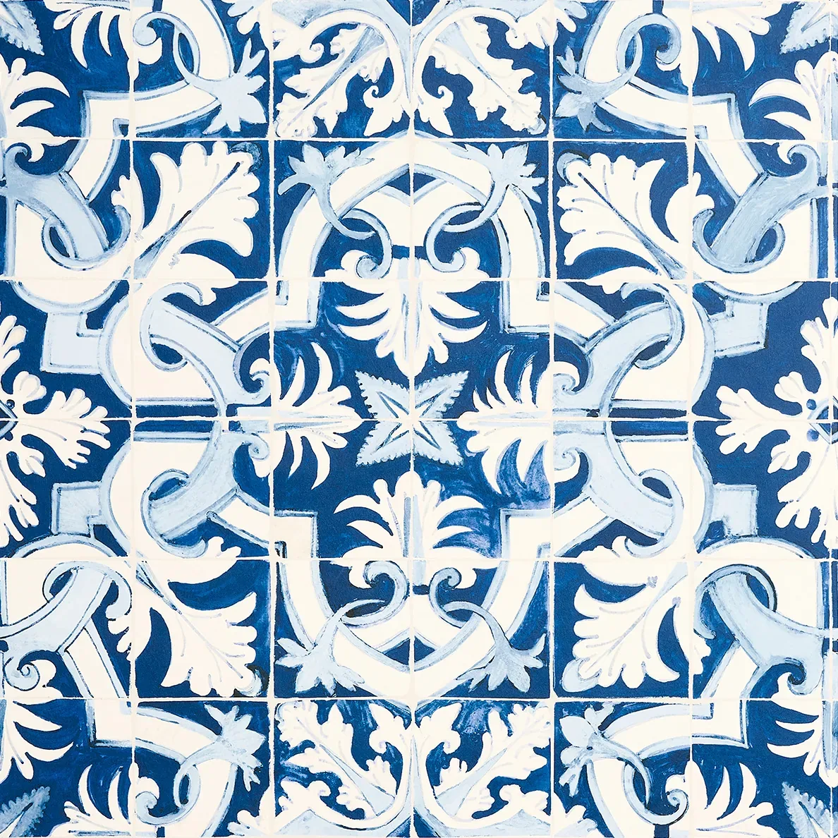 Azulejos AZURE Schumacher Wallpaper wallpaper - SKU 5015120