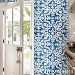 Azulejos AZURE Schumacher Wallpaper wallpaper - SKU 5015120
