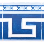 AZULEJOS BORDER AZURE Schumacher Wallpaper wallpaper - SKU 5015130