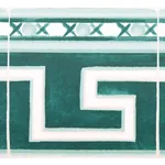 AZULEJOS BORDER - EMERALD Schumacher Wallpaper | Wallpaper T AZULEJOS BORDER EMERALD Schumacher Wallpaper wallpaper - SKU 5015131