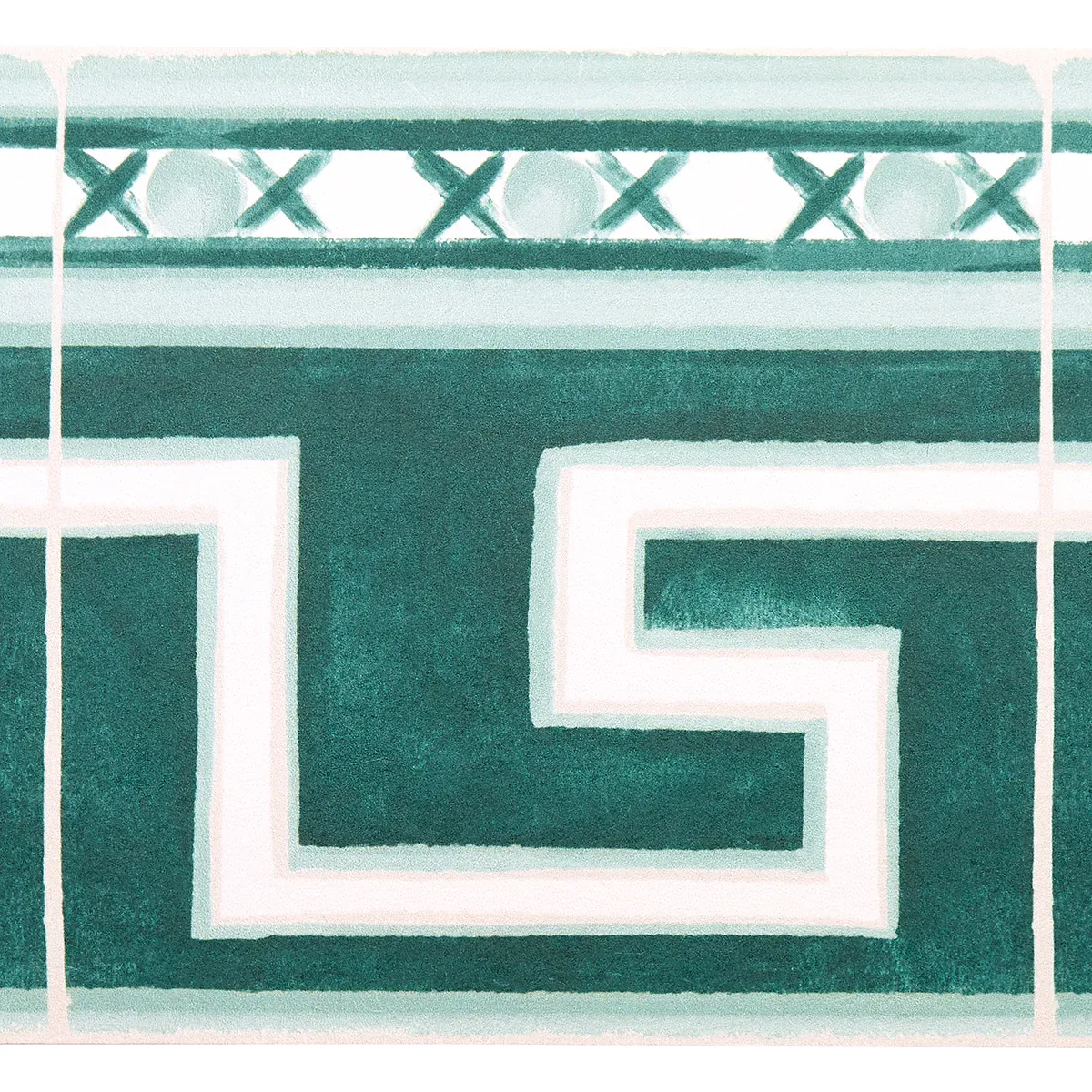 AZULEJOS BORDER - EMERALD Schumacher Wallpaper | Wallpaper T AZULEJOS BORDER EMERALD Schumacher Wallpaper wallpaper - SKU 5015131