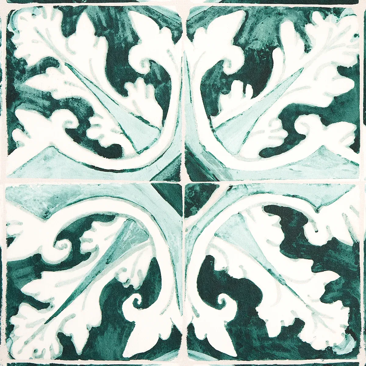Azulejos EMERALD Schumacher Wallpaper wallpaper - SKU 5015121