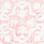 Azulejos - PINK Schumacher Wallpaper | Wallpaper Twins Azulejos PINK Schumacher Wallpaper wallpaper - SKU 5015122