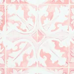 Azulejos - PINK Schumacher Wallpaper | Wallpaper Twins Azulejos PINK Schumacher Wallpaper wallpaper - SKU 5015122