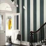 BACKDROP PAINTER'S STRIPE ROCOCO Schumacher Wallpaper wallpaper - SKU 5016901