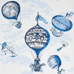 Balloons - BLUE Schumacher Wallpaper | Wallpaper Twins Balloons BLUE Schumacher Wallpaper wallpaper - SKU 5012790