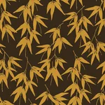 BAMBOO GARDEN BROWN AND GOLD Schumacher Wallpaper wallpaper - SKU 6469