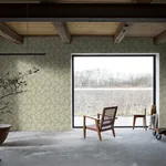 BAMBOO GARDEN SAGE Schumacher Wallpaper wallpaper - SKU 6467