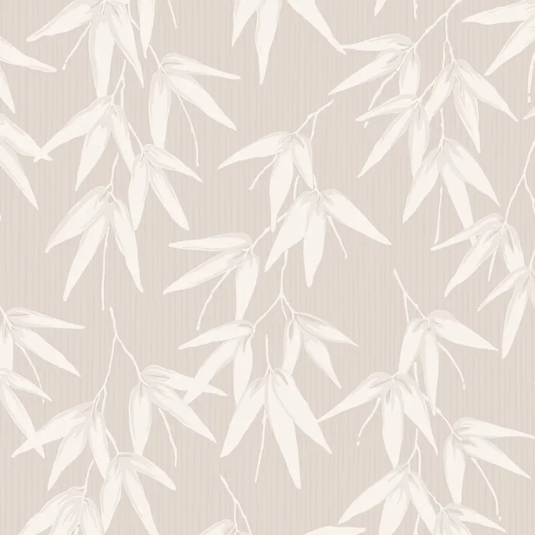 Schumacher BAMBOO GARDEN wallpaper, color STONE SHIMMER, SKU 6468
