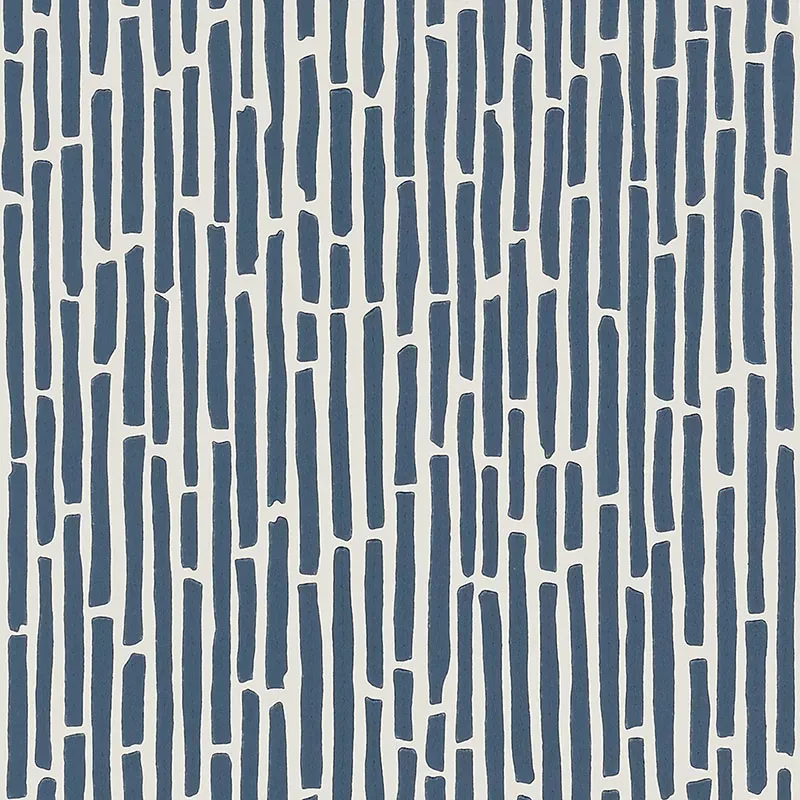 BAMBOO MARINE Schumacher Wallpaper wallpaper - SKU 5007523