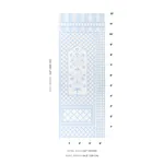 BAMBOO TRELLIS PANEL A BLUE Schumacher Wallpaper wallpaper - SKU 5014391