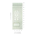 BAMBOO TRELLIS PANEL A GREEN Schumacher Wallpaper wallpaper - SKU 5014390