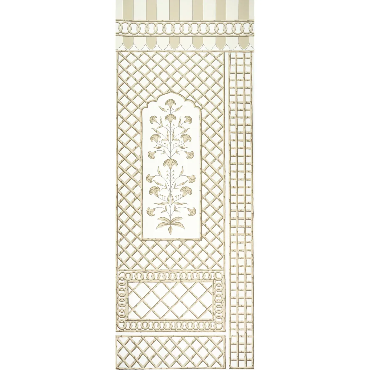 5014392 | BAMBOO TRELLIS PANEL A – NEUTRAL