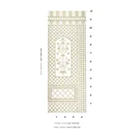 BAMBOO TRELLIS PANEL A NEUTRAL Schumacher Wallpaper wallpaper - SKU 5014392