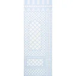 BAMBOO TRELLIS PANEL B - BLUE Schumacher Wallpaper | Wallpap BAMBOO TRELLIS PANEL B BLUE Schumacher Wallpaper wallpaper - SKU 5014401