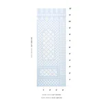 BAMBOO TRELLIS PANEL B - BLUE Schumacher Wallpaper | Wallpap BAMBOO TRELLIS PANEL B BLUE Schumacher Wallpaper wallpaper - SKU 5014401