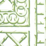 BAMBOO TRELLIS PANEL B - GREEN Schumacher Wallpaper | Wallpa BAMBOO TRELLIS PANEL B GREEN Schumacher Wallpaper wallpaper - SKU 5014400