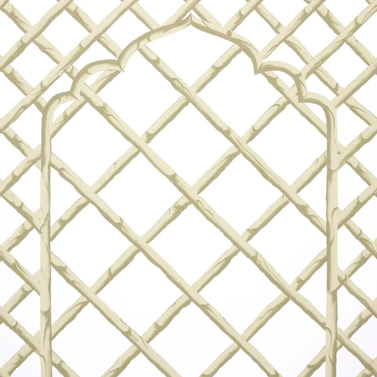 Schumacher BAMBOO TRELLIS PANEL B - NEUTRAL Wallpaper | Buy Online Schumacher BAMBOO TRELLIS PANEL B wallpaper, color NEUTRAL, SKU 5014402