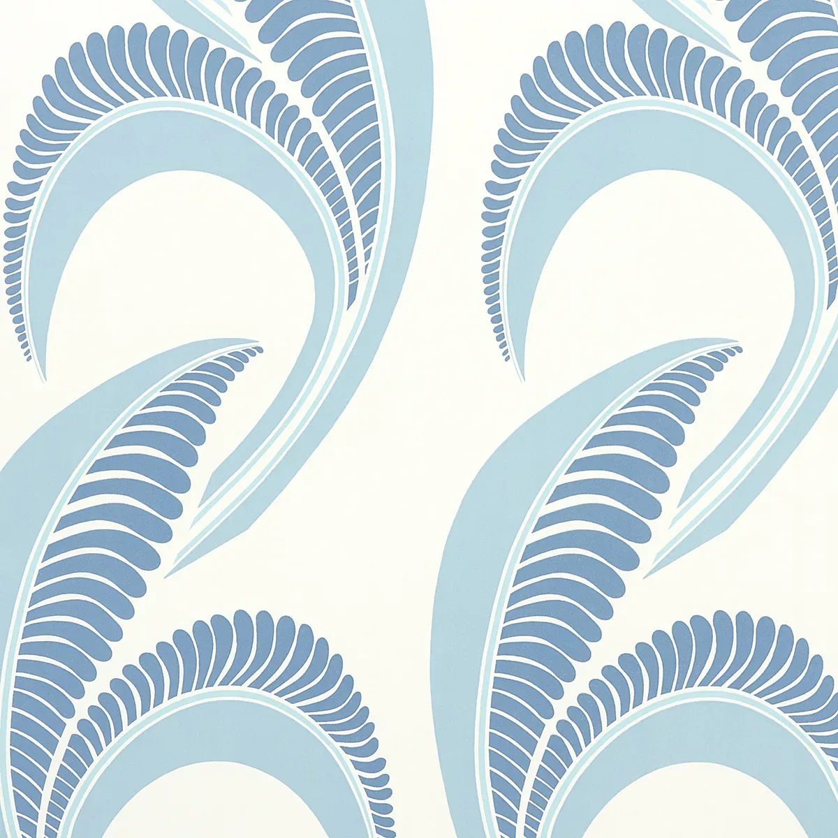 BANANA LEAF CHINA BLUE Schumacher Wallpaper wallpaper - SKU 5014982