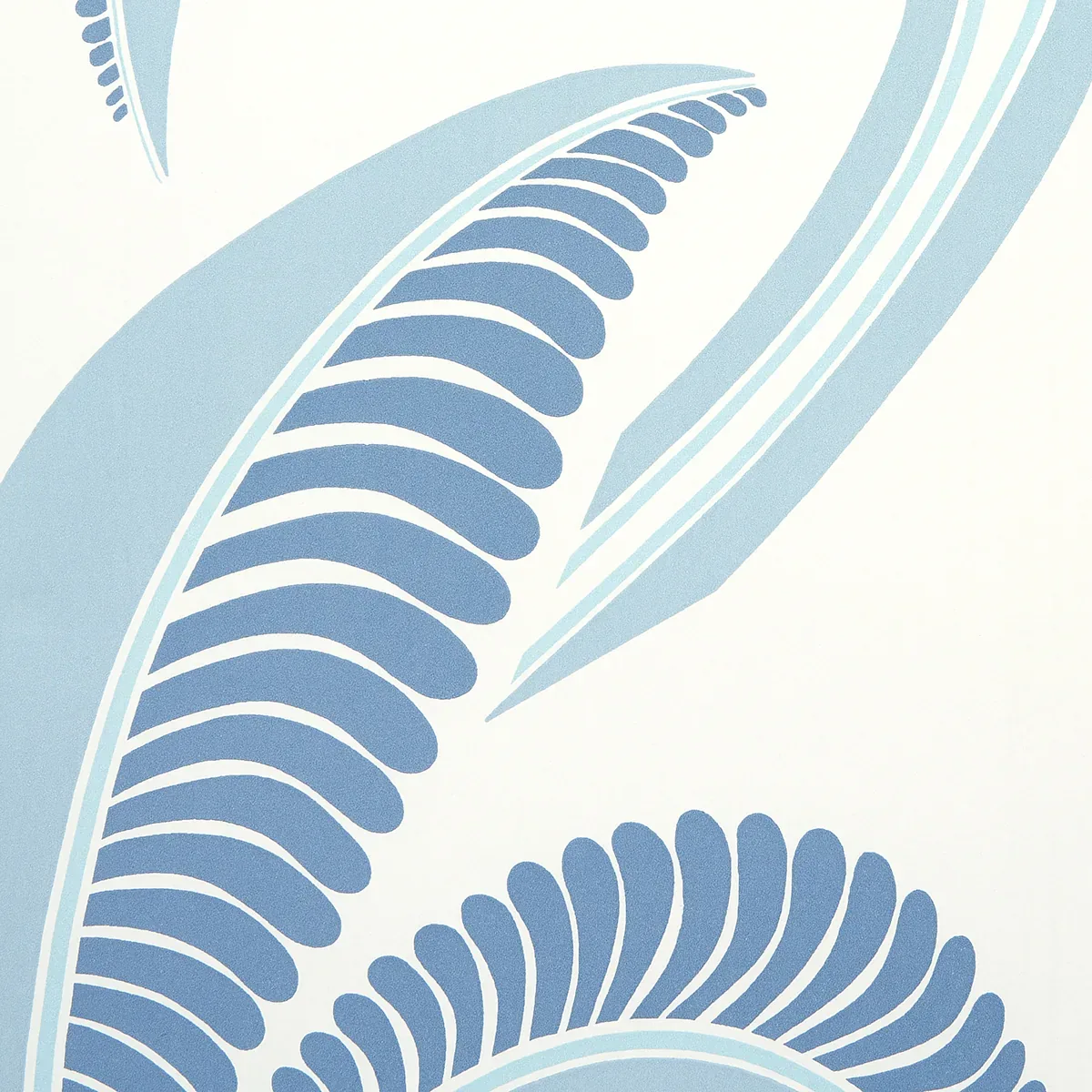 BANANA LEAF CHINA BLUE Schumacher Wallpaper wallpaper - SKU 5014982
