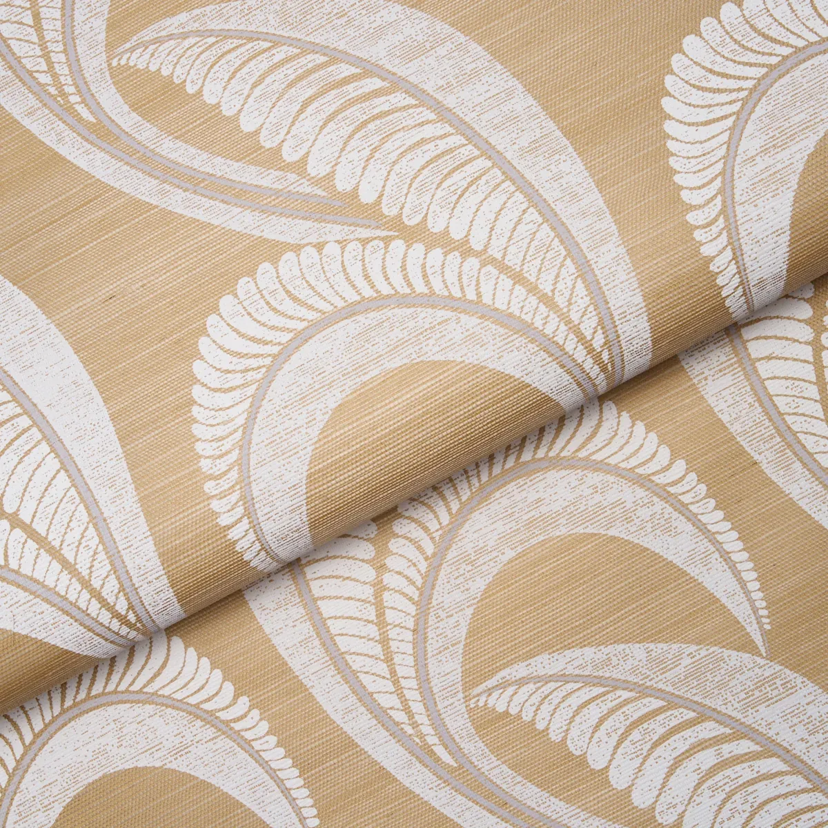 BANANA LEAF SISAL - OATMEAL Schumacher Wallpaper | Wallpaper BANANA LEAF SISAL OATMEAL Schumacher Wallpaper wallpaper - SKU 5016550