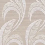 BANANA LEAF SISAL - SILVER Schumacher Wallpaper | Wallpaper BANANA LEAF SISAL SILVER Schumacher Wallpaper wallpaper - SKU 5016551