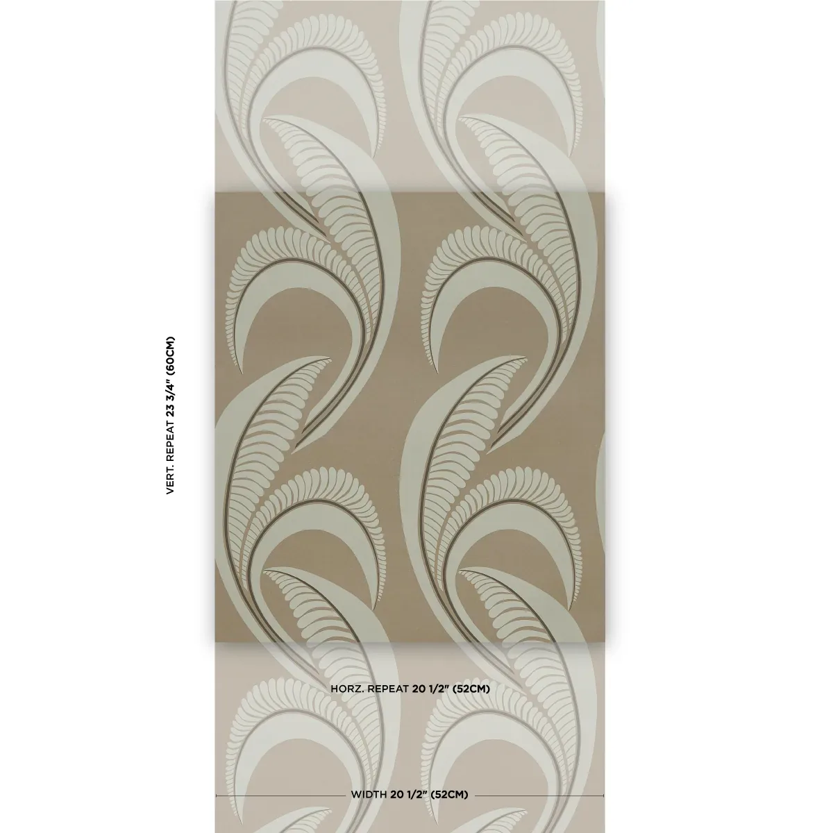 BANANA LEAF - TOBACCO Schumacher Wallpaper | Wallpaper Twins BANANA LEAF TOBACCO Schumacher Wallpaper wallpaper - SKU 5014980