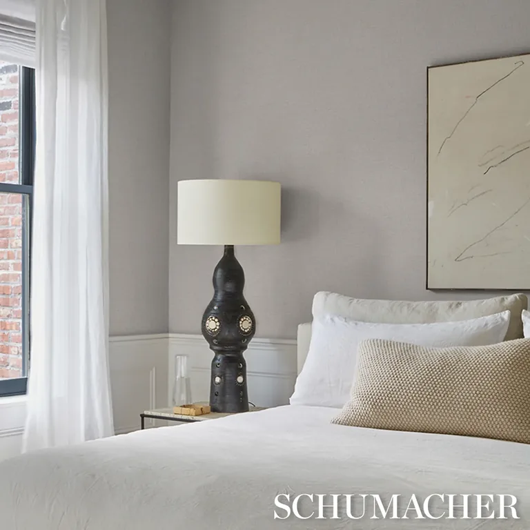 Schumacher BANBRIDGE LINEN VINYL wallpaper