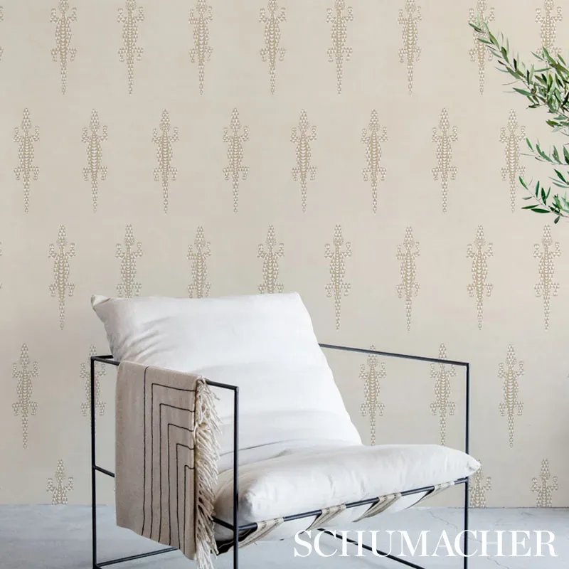 BARACOA - NEUTRAL Schumacher Wallpaper | Wallpaper Twins BARACOA NEUTRAL Schumacher Wallpaper wallpaper - SKU 5012101