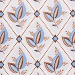 BASILE TRELLIS - DELFT & SEPIA Schumacher Wallpaper | Wallpa BASILE TRELLIS DELFT & SEPIA Schumacher Wallpaper wallpaper - SKU 5014232