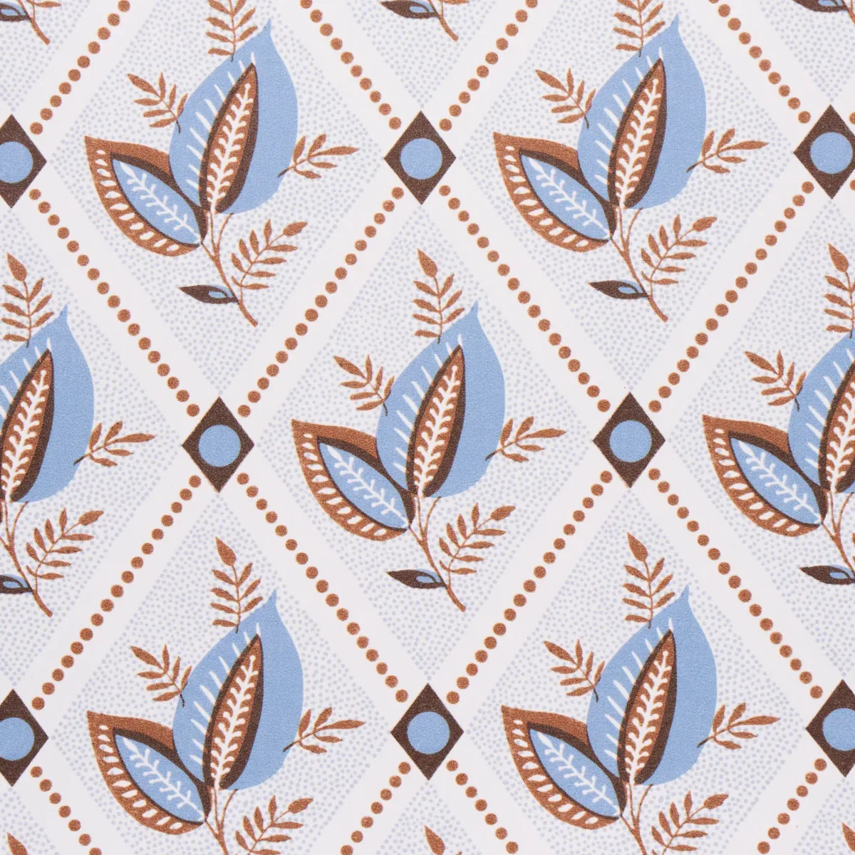 BASILE TRELLIS - DELFT & SEPIA Schumacher Wallpaper | Wallpa BASILE TRELLIS DELFT & SEPIA Schumacher Wallpaper wallpaper - SKU 5014232