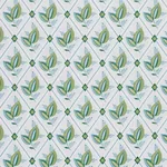 BASILE TRELLIS - LEAF & AQUA Schumacher Wallpaper | Wallpape BASILE TRELLIS LEAF & AQUA Schumacher Wallpaper wallpaper - SKU 5014231