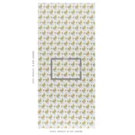 BASILE TRELLIS - YELLOW & BLUE Schumacher Wallpaper | Wallpa BASILE TRELLIS YELLOW & BLUE Schumacher Wallpaper wallpaper - SKU 5014230