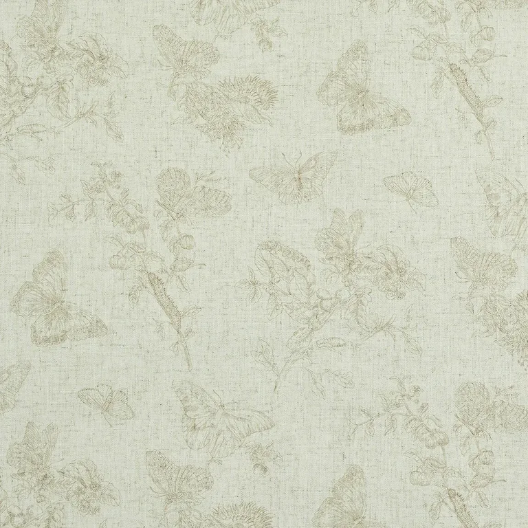Schumacher BAUDIN BUTTERFLY LINEN wallpaper