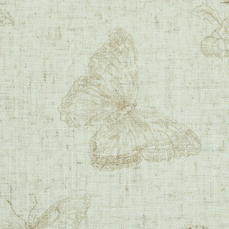 BAUDIN BUTTERFLY LINEN NATURAL Schumacher Wallpaper wallpaper - SKU 5011832