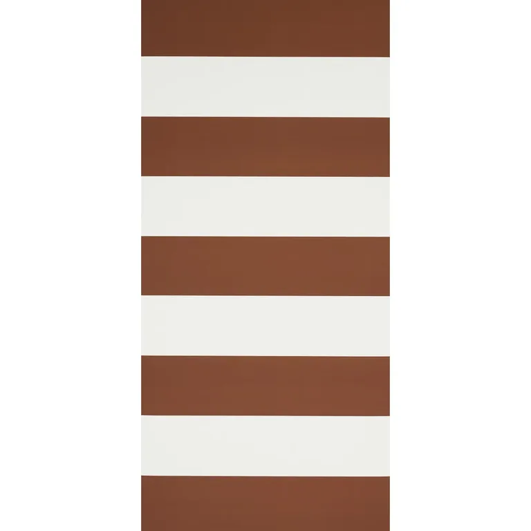 Schumacher BAXTER STRIPE wallpaper, color BROWN, SKU 5008527