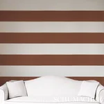 BAXTER STRIPE BROWN Schumacher Wallpaper wallpaper - SKU 5008527