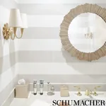 BAXTER STRIPE DOVE Schumacher Wallpaper wallpaper - SKU 5008521